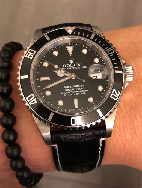 rolex learher